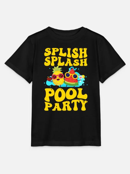 Pool Erholung Sommer - Stanley/Stella Kinder T-Shirt MINI CREATOR - Schwarz