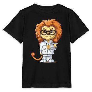 Therapeut Roarheart - Stanley/Stella Kinder T-Shirt MINI CREATOR  - Schwarz - Vorne - Mikhail (115cm)