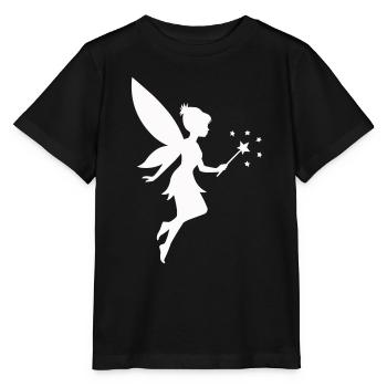 Fée elfe - T-shirt bio MINI CREATOR Stanley/Stella Enfant - noir - Devant - Mikhail (115cm)