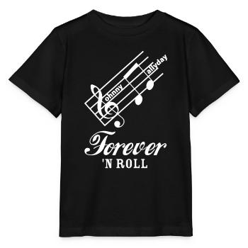 johnny wite - Stanley/Stella Kinder T-Shirt MINI CREATOR  - Schwarz - Vorne - Mikhail (115cm)