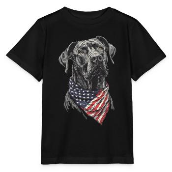 Deutsche Dogge - Stanley/Stella Kinder T-Shirt MINI CREATOR  - Schwarz - Vorne - Mikhail (115cm)