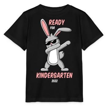 Dabbing Rabbit Kindergarten Child - Stanley/Stella MINI CREATOR Kids’ T-Shirt - black - Front - Mikhail (115cm)