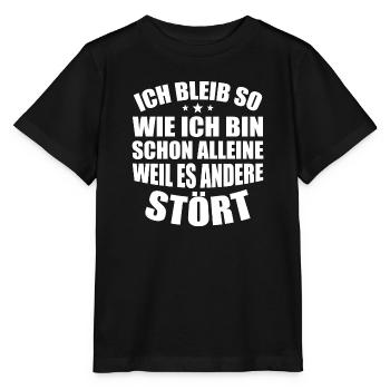 Selbstbewusster Humor - Stanley/Stella Kinder T-Shirt MINI CREATOR  - Schwarz - Vorne - Mikhail (115cm)