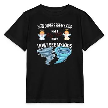 Wie andere meine Kinder sehen - Stanley/Stella Kinder T-Shirt MINI CREATOR  - Schwarz - Vorne - Mikhail (115cm)