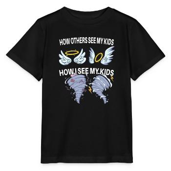 Wie andere meine Kinder sehen - Stanley/Stella Kinder T-Shirt MINI CREATOR  - Schwarz - Vorne - Mikhail (115cm)