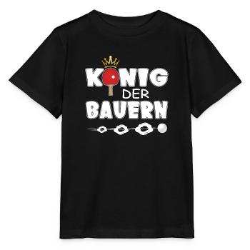 Table Tennis, King of the Peasants, Luck, Lucky Kant - Stanley/Stella MINI CREATOR Kids’ T-Shirt - black - Front - Mikhail (115cm)