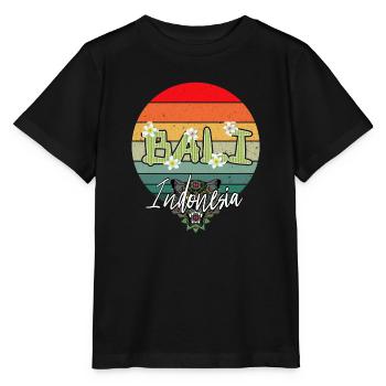 Bali - Indonésie - T-shirt bio MINI CREATOR Stanley/Stella Enfant - noir - Devant - Mikhail (115cm)