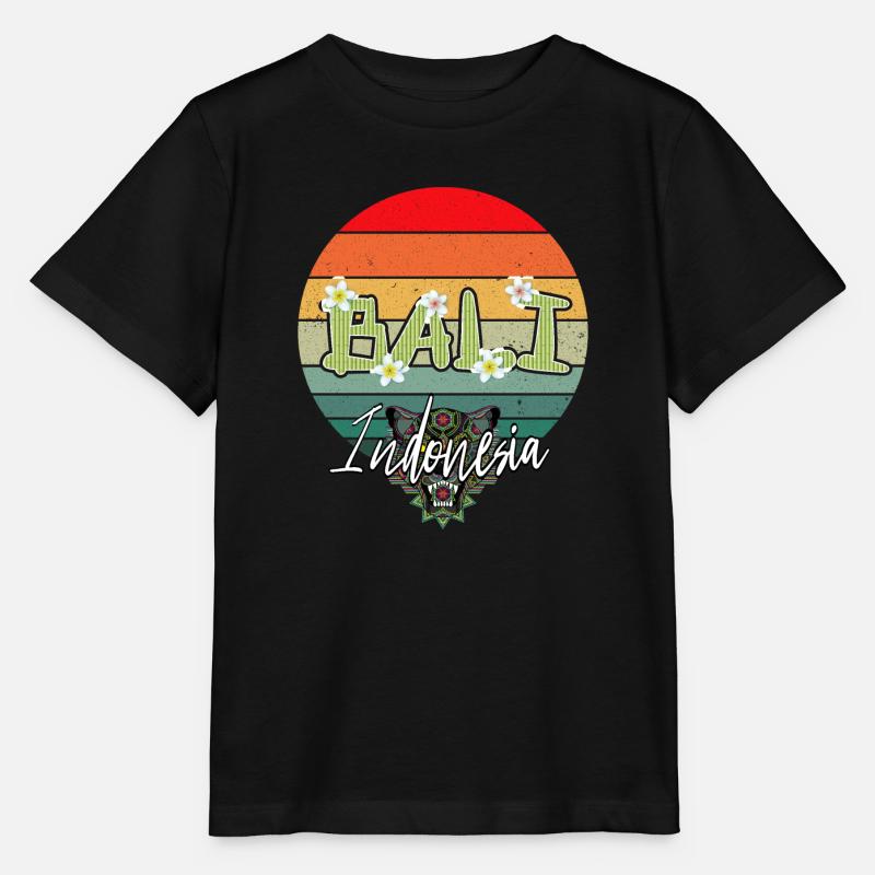 Bali - Indonésie - T-shirt bio MINI CREATOR Stanley/Stella Enfant - noir
