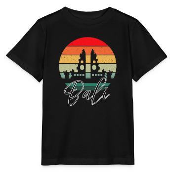 Bali - Indonésie - T-shirt bio MINI CREATOR Stanley/Stella Enfant - noir - Devant - Mikhail (115cm)