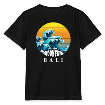Bali - Indonésie - T-shirt bio MINI CREATOR Stanley/Stella Enfant - noir - Devant - Mikhail (115cm)