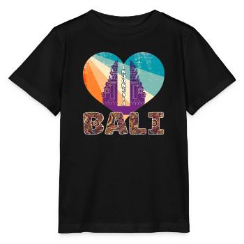 Bali - Indonésie - T-shirt bio MINI CREATOR Stanley/Stella Enfant - noir - Devant - Mikhail (115cm)
