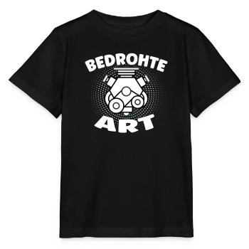 Bedrohte Art - Verbrennungsmotor Auto Design - Stanley/Stella Kinder T-Shirt MINI CREATOR  - Schwarz - Vorne - Mikhail (115cm)