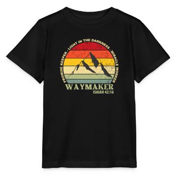 Waymaker Gardien de la promesse Faiseur de miracles Chrétien - T-shirt bio MINI CREATOR Stanley/Stella Enfant - noir - Devant - Mikhail (115cm)