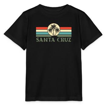 Santa Cruz, CA, California - Stanley/Stella MINI CREATOR Kids’ T-Shirt - black - Front - Mikhail (115cm)