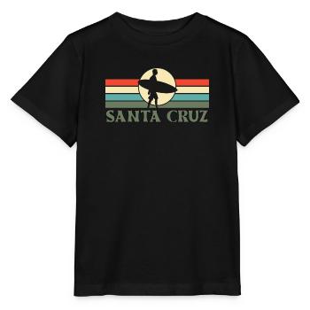 Santa Cruz, CA, California - Stanley/Stella MINI CREATOR Kids’ T-Shirt - black - Front - Mikhail (115cm)