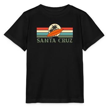 Santa Cruz CA Kalifornien - Stanley/Stella Kinder T-Shirt MINI CREATOR  - Schwarz - Vorne - Mikhail (115cm)