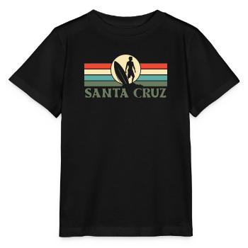 Santa Cruz, CA, California - Stanley/Stella MINI CREATOR Kids’ T-Shirt - black - Front - Mikhail (115cm)