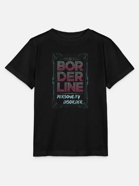 Borderline - Stanley/Stella Kinder T-Shirt MINI CREATOR  - Schwarz