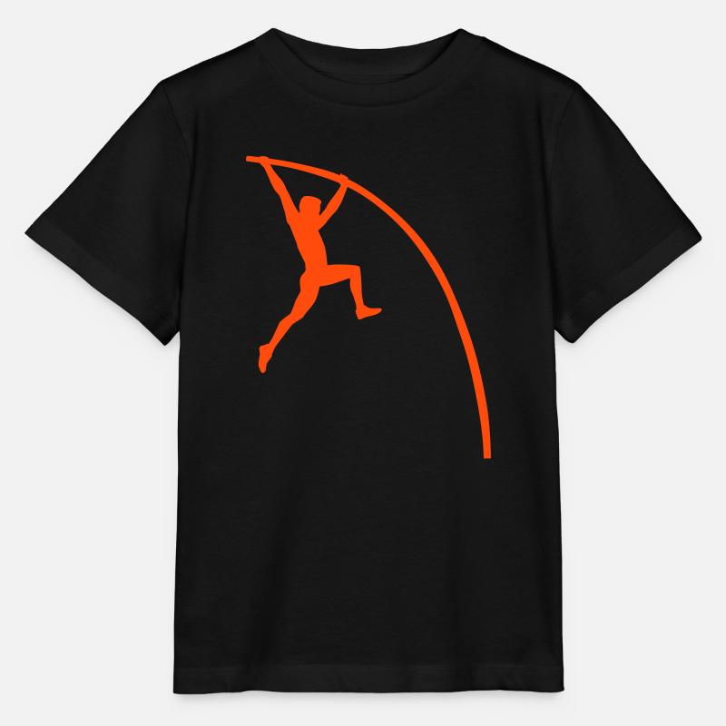 Pole vault - Stanley/Stella MINI CREATOR Kids’ T-Shirt - black