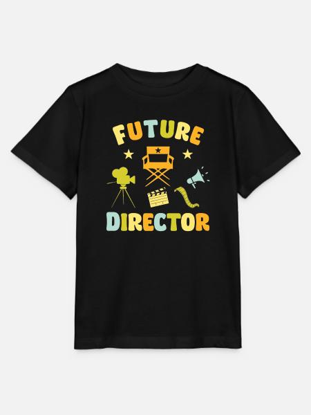 Future Director - Stanley/Stella Kinder T-Shirt MINI CREATOR - Schwarz