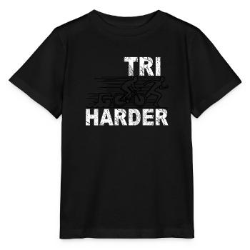 Triathlon and sport - Stanley/Stella MINI CREATOR Kids’ T-Shirt - black - Front - Mikhail (115cm)