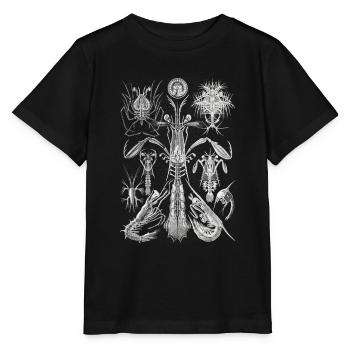 Thoracostraca Panzerkrebse, Kunstformen der Natur - Stanley/Stella Kinder T-Shirt MINI CREATOR  - Schwarz - Vorne - Mikhail (115cm)