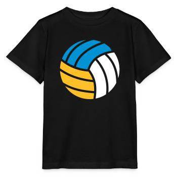 Beach-volley - T-shirt bio MINI CREATOR Stanley/Stella Enfant - noir - Devant - Mikhail (115cm)