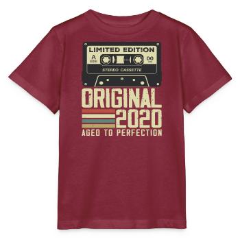 4º Regalo de Aniversario de Estilo Retro 2020 - Camiseta para niños MINI CREATOR de Stanley/Stella - rojo burdeos - delante - Kain (125cm)