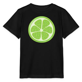Limette Kostüm Faschingskostüm Fasching Limetten - Stanley/Stella Kinder T-Shirt MINI CREATOR  - Schwarz - Vorne - Mikhail (115cm)
