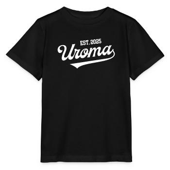 Uroma 2025 Du wirst Urgroßmutter in 25 Urgroßmama - Stanley/Stella Kinder T-Shirt MINI CREATOR  - Schwarz - Vorne - Mikhail (115cm)