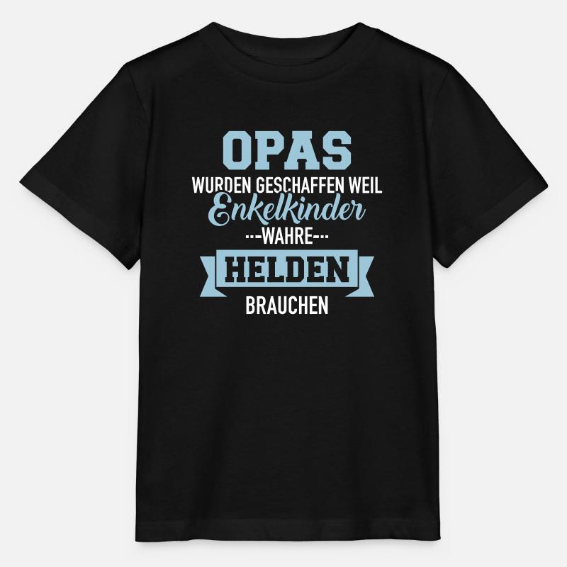 Opa - Stanley/Stella Kinder T-Shirt MINI CREATOR  - Schwarz