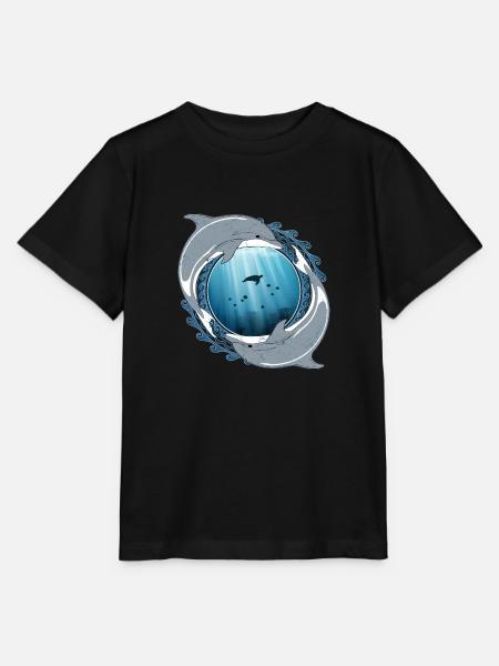 Delfine - Stanley/Stella Kinder T-Shirt MINI CREATOR  - Schwarz