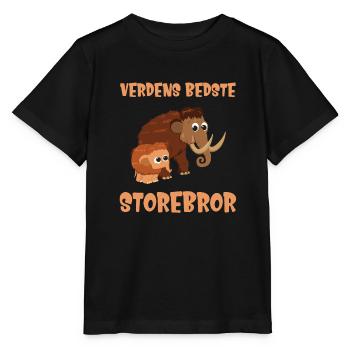 Verdens bedste storebror bror gave søskendeshirt - Stanley/Stella T-shirt MINI CREATOR til børn - sort - Foran - Mikhail (115cm)
