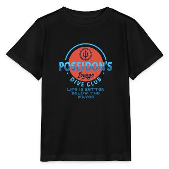 Poseidon - Stanley/Stella MINI CREATOR Kids’ T-Shirt - black - Front - Mikhail (115cm)