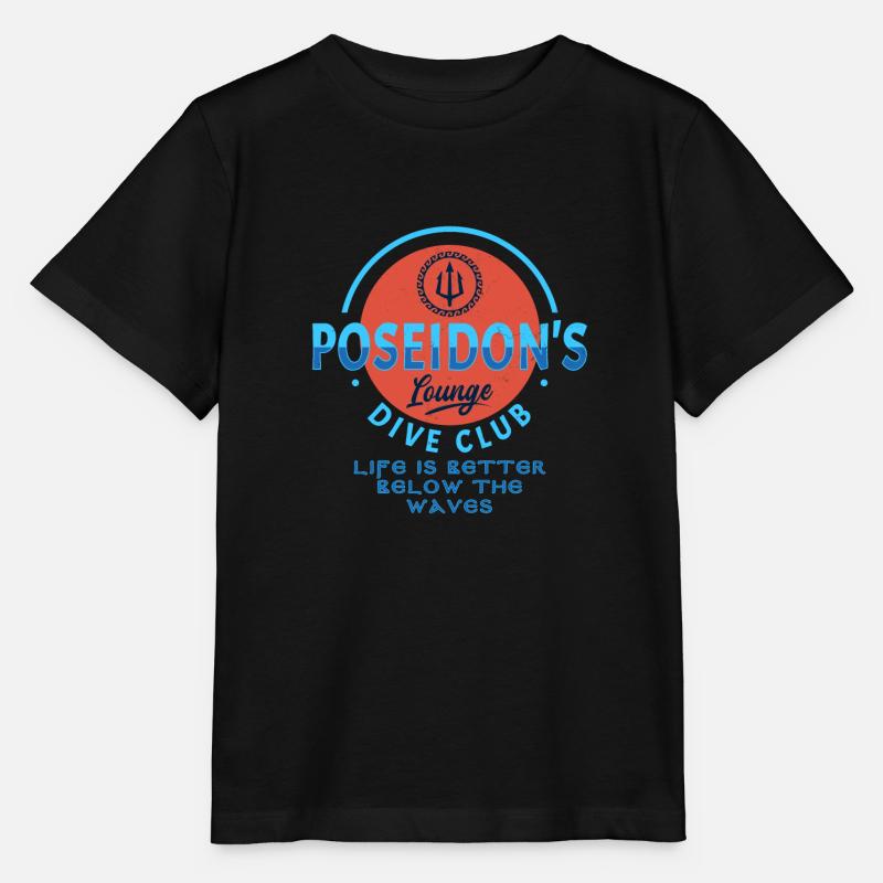 Poseidon - T-shirt bio MINI CREATOR Stanley/Stella Enfant - noir