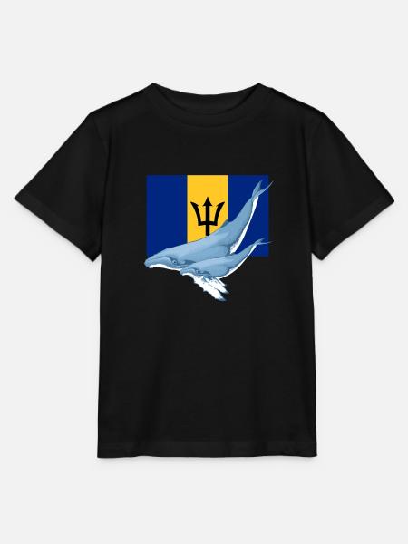 Barbados Flagge - Stanley/Stella Kinder T-Shirt MINI CREATOR - Schwarz