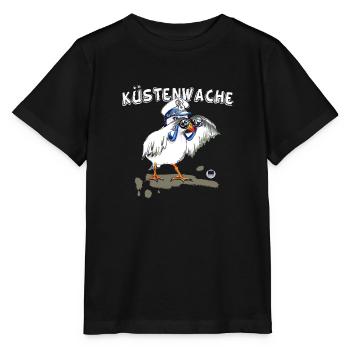 moewe kuestenwache1 - Stanley/Stella Kinder T-Shirt MINI CREATOR  - Schwarz - Vorne - Mikhail (115cm)