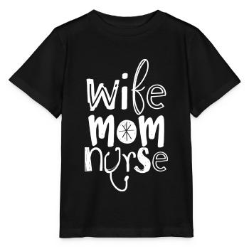 Infirmier - T-shirt bio MINI CREATOR Stanley/Stella Enfant - noir - Devant - Mikhail (115cm)