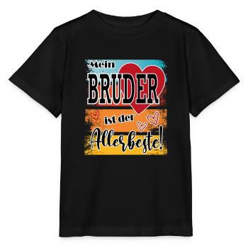 Bester Bruder Best Brother - Stanley/Stella Kinder T-Shirt MINI CREATOR  - Schwarz - Vorne - Mikhail (115cm)