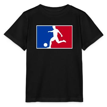 fußball logo - Stanley/Stella Kinder T-Shirt MINI CREATOR  - Schwarz - Vorne - Mikhail (115cm)