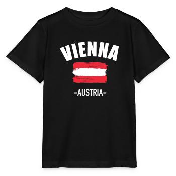 Wien - Stanley/Stella Kinder T-Shirt MINI CREATOR  - Schwarz - Vorne - Mikhail (115cm)