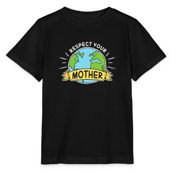 Respecte ta mère - T-shirt bio MINI CREATOR Stanley/Stella Enfant - noir - Devant - Mikhail (115cm)