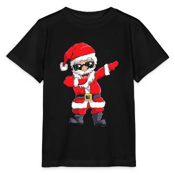 Dabbing Santa Claus Dabbing Santa Gift - T-shirt bio MINI CREATOR Stanley/Stella Enfant - noir - Devant - Mikhail (115cm)