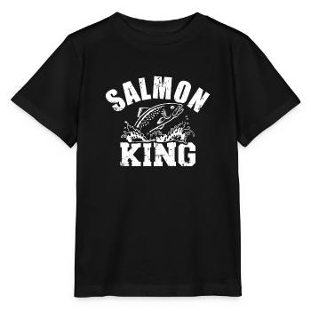 Lachs - Stanley/Stella Kinder T-Shirt MINI CREATOR  - Schwarz - Vorne - Mikhail (115cm)