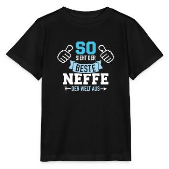 Neffe - Stanley/Stella Kinder T-Shirt MINI CREATOR  - Schwarz - Vorne - Mikhail (115cm)