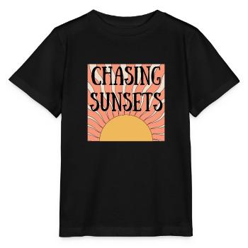 Chasing Sunsets Chasing Sunsets - Stanley/Stella MINI CREATOR Kids’ T-Shirt - black - Front - Mikhail (115cm)