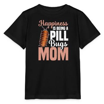 Glück Ist Eine Pille, Mutter, Mutter - Stanley/Stella Kinder T-Shirt MINI CREATOR  - Schwarz - Vorne - Mikhail (115cm)