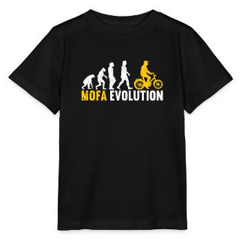 Moped Moped Moped Two-wheeler Moped Scooter Rider - Stanley/Stella MINI CREATOR Kids’ T-Shirt - black - Front - Mikhail (115cm)