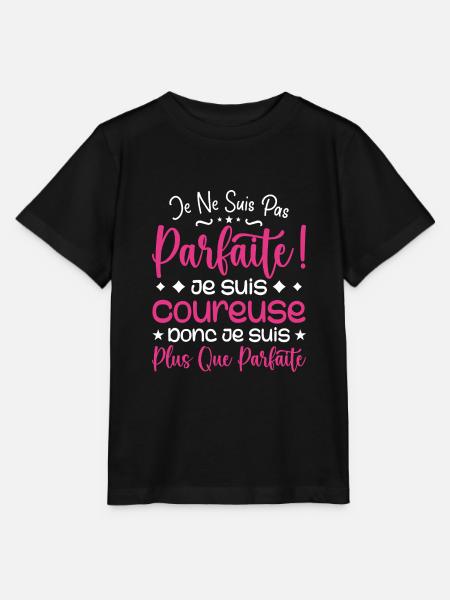 A more than perfect runner, a dream job - Stanley/Stella MINI CREATOR Kids’ T-Shirt - black