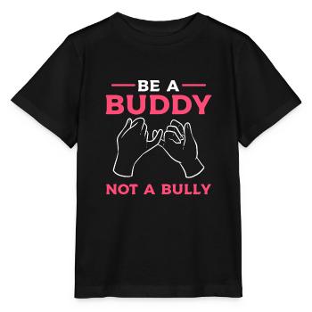 Mobbing - Stanley/Stella Kinder T-Shirt MINI CREATOR  - Schwarz - Vorne - Mikhail (115cm)